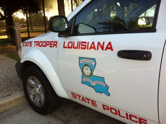 LA State Police vehicle (photo by KPEL) LA State Police vehicle (photo by KPEL)