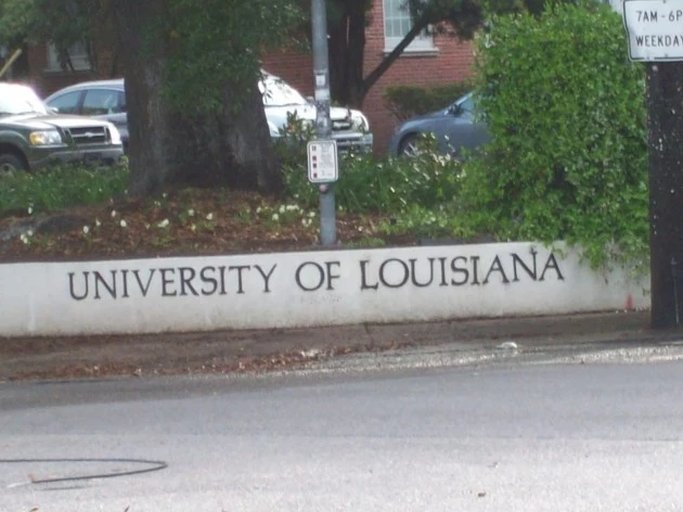 University Of Louisiana Sign University Of Louisiana Sign