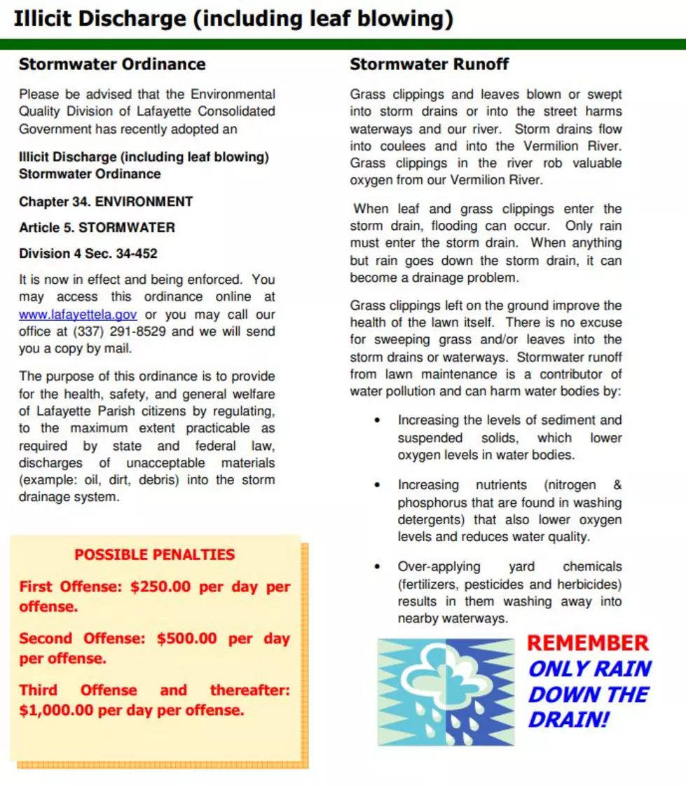 Drain Ordinance via LCG