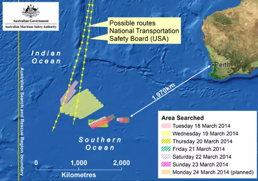 Australia Says Planes Now Searching In New Area For Signs Of Malaysian Airliner